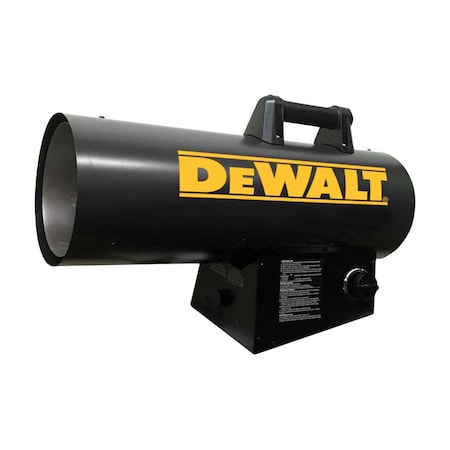 Dewalt DeWalt 125,000 Btu/h 3000 sq ft Forced Air Propane Portable Heater F340755